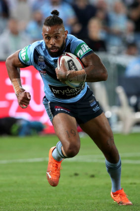 Josh Addo-Carr was one of the Blues' best in the Origin series.