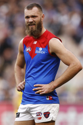 Bright spot: Max Gawn has performed well while his side has struggled.