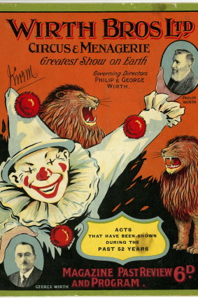 A Wirths’ Circus program from the 1930s