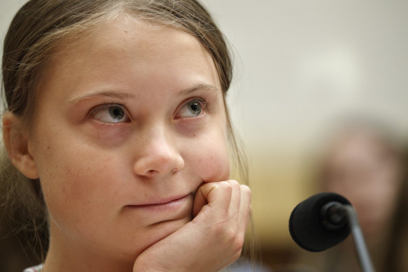 Youth climate change activist Greta Thunberg,