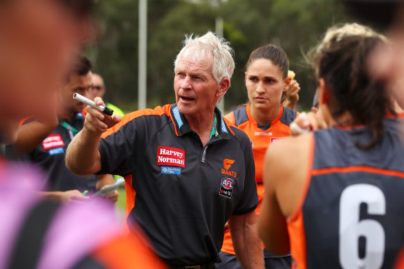 Giants coach Alan McConnell said shielding AFLW players from the coronavirus was more "complex" because of their part-time status.