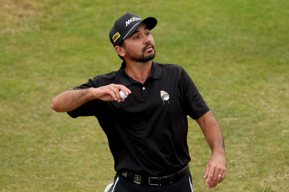 Jason Day remains in action at the British Open.