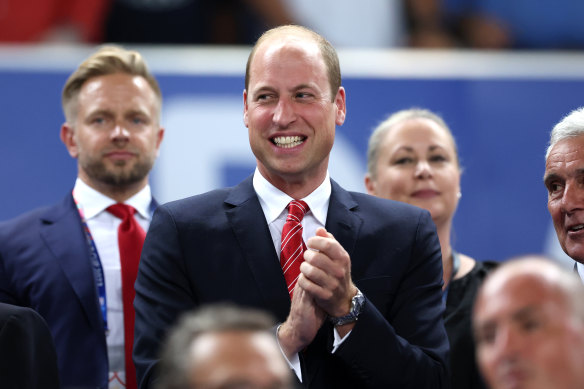 Prince Williams in the stands.