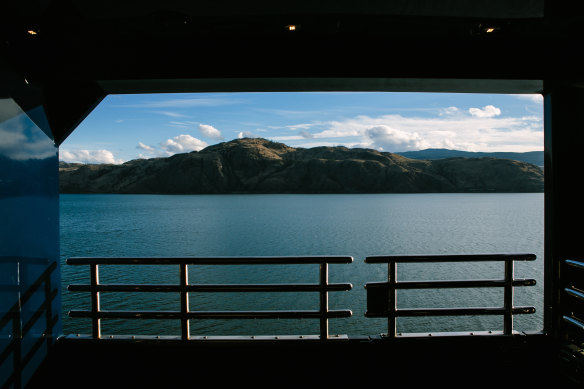 A viewing platform aboard Rocky Mountaineer’s First Passage to the West journey.