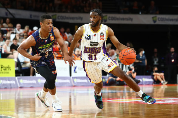 Kings import Ian Clark causes Cairns trouble at Cairns Convention Centre.
