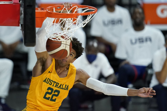 The Boomers made it two big wins on the hop with a 39-point demolition of Nigeria.