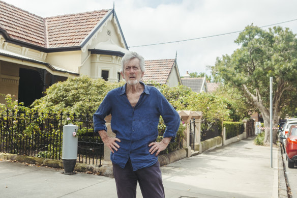 Evan Jones was one of several Glebe residents who received a letter from a property developer seeking to purchase his property above market value.