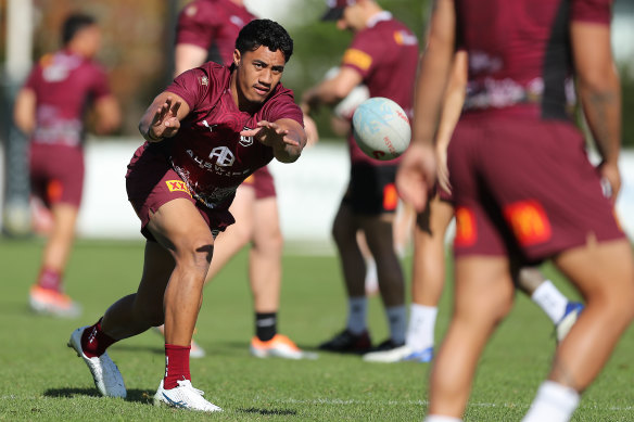 Jeremiah Nanai will start the Origin decider on the right edge.