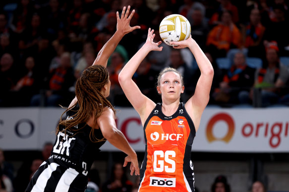 Giants captain Jo Harten scored 40 points to bring a victory for her team.