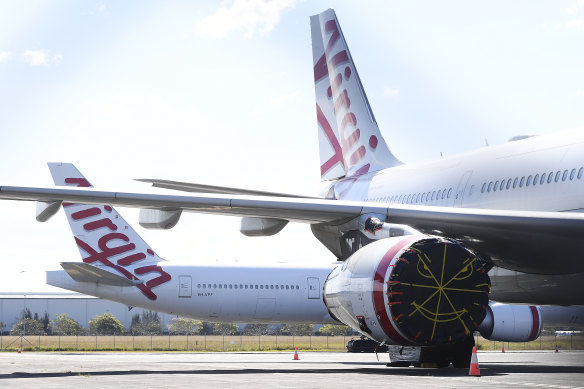 Five Virgin Australia flights have been affected by a positive COVID-19 case.