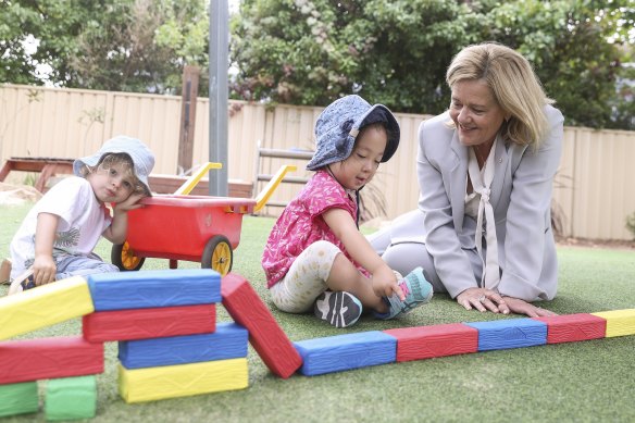 Nicola Forrest has challenged Anthony Albanese to take charge of an impending overhaul the early education system.