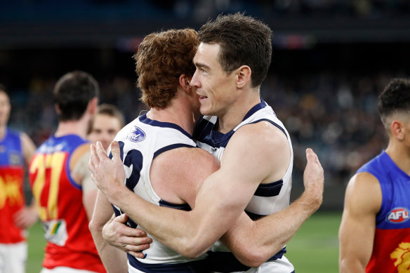 Geelong are into the grand final