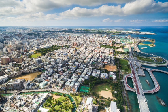 Okinawa’s capital, Naha.