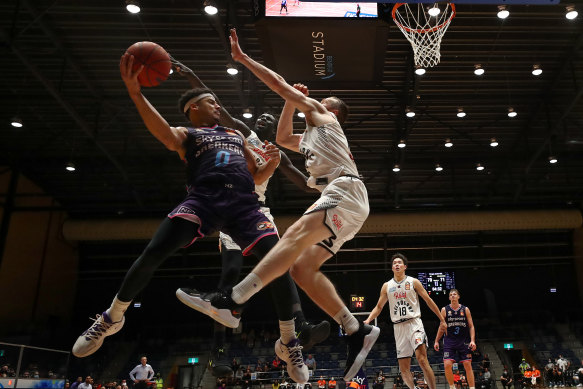 The NBL career of Tai Webster (left) could be over due to his stance against COVID-19 vaccination.