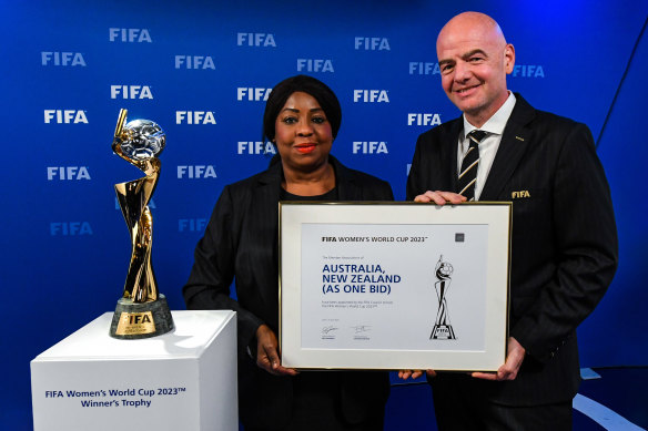 FIFA’s top brass, including secretary-general Fatma Samoura and president Gianni Infantino, are en route to Auckland for the draw.