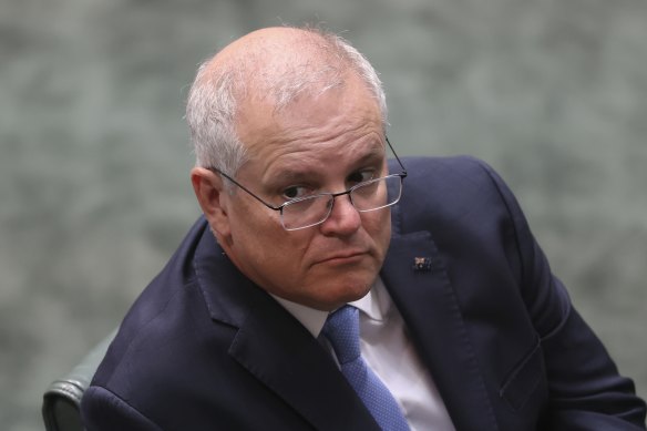 Prime Minister Scott Morrison eventually told Parliament the Gaetjens review had been paused.