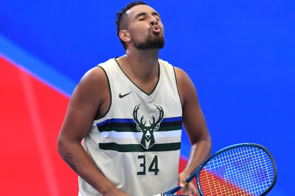 Nick Kyrgios admits it's a battle trying to control his volcanic temper.