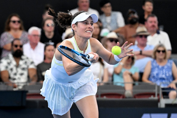 Kim Birrell’s dream run at the Brisbane International is over.