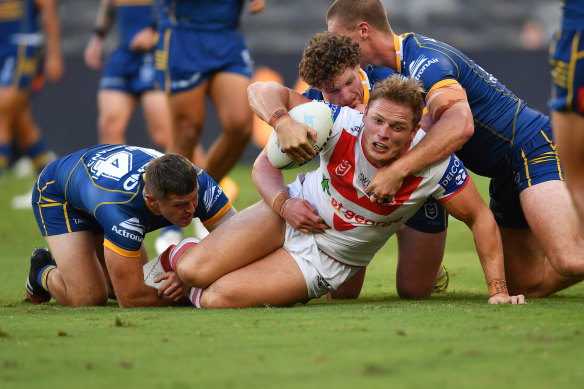 George Burgess during his time at the Dragons.