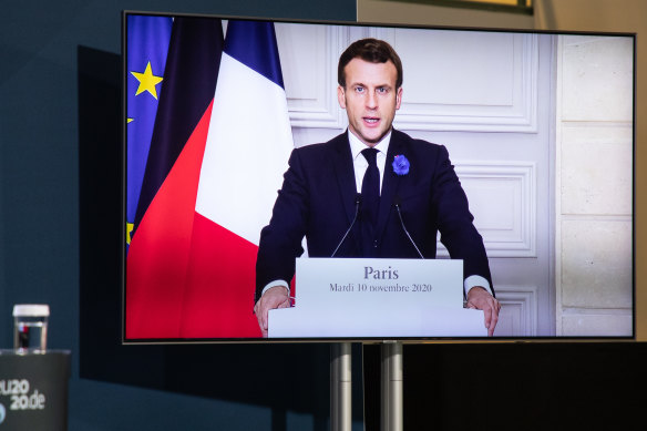 French President Emmanuel Macron told European leaders "we are witnessing a misuse of the right to asylum". 