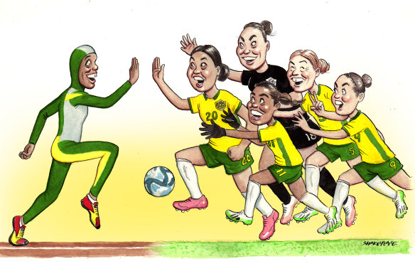 Cathy Freeman inspired the Matildas.