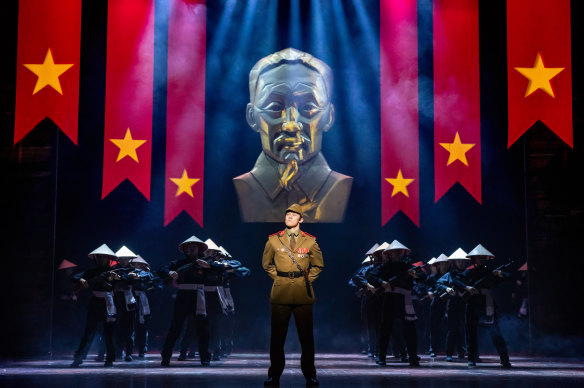 Laurence Mossman as Thuy in Miss Saigon.