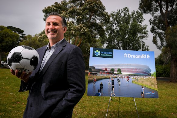 Steve Horvat at the end of 2018 after the announcement the Western Park had taken one of the new licenses offered under the expansion of the league.