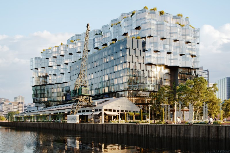 The eye-catching 1 Hotel Melbourne will open on the northern banks of the Yarra River in May.