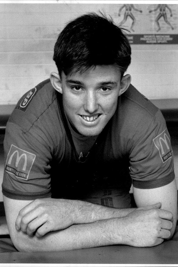 Steve Crowe during his days with the Knights.