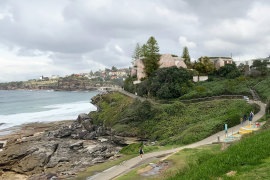 An artist’s impression of the Luigi Rosselli-designed house proposed for the Tamarama headland.