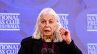 Indigenous academic and author Marcia Langton addressed the Press Club on Wednesday.