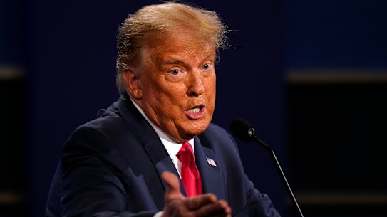 US President Donald Trump said his accuser E. Jean Carroll was "totally lying" to sell a memoir.