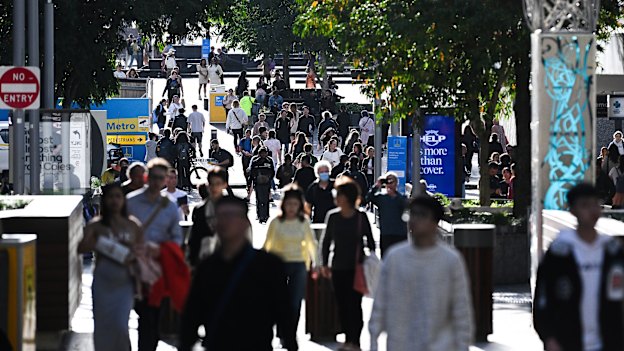 Brisbane’s CBD received a top score in the Australian Urban Observatory’s walkability index.