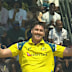 Matt Renshaw celebrates his ton.