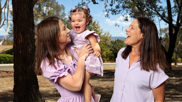 After two months of being stranded in Colombia, Melinda and Gail McCann could return home with their baby, Alexis.