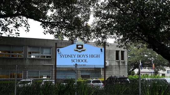 Sydney Boys High School at Moore Park has asked for more than $2500 in contributions from parents this year.