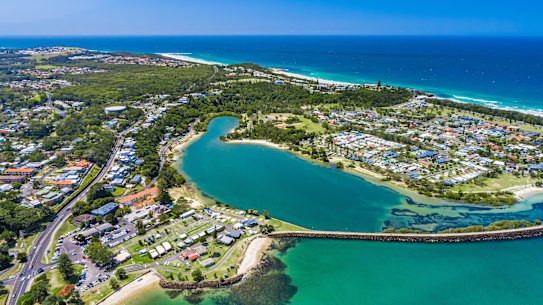 Rents in Ballina have fallen slightly over the past year.