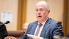 KPMG Australia CEO Andrew Yates at a hearing of the Senate inquiry.