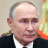 Russian President Vladimir Putin.
