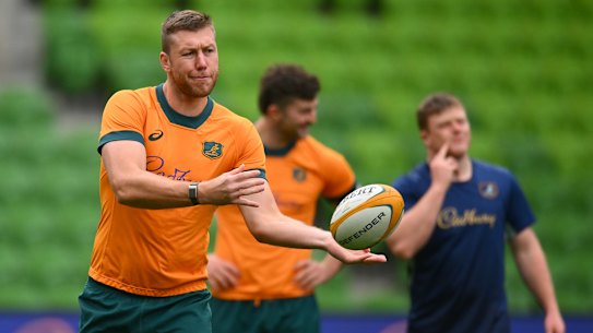 Angus Blyth earned a Wallabies debut last year, Now he faces a fight for his Queensland Reds spot.