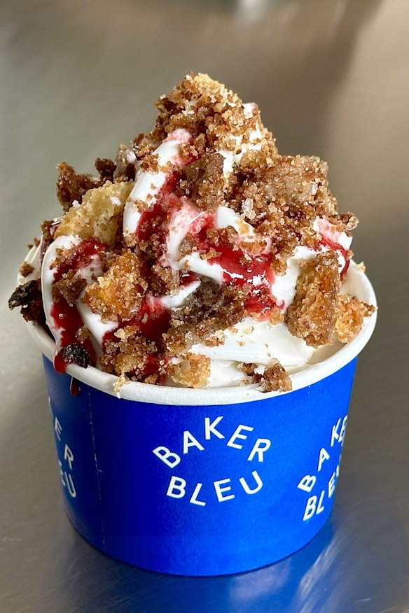 Baker Bleu South Yarra offers a different soft serve flavour each month.