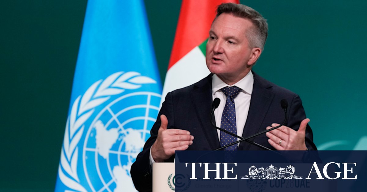 COP28 Dubai: Chris Bowen calls for end to fossil fuels - Vimarsana News