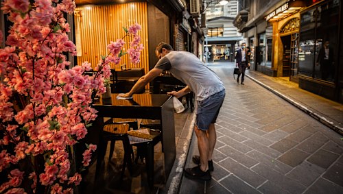Melbourne, opening for business again.