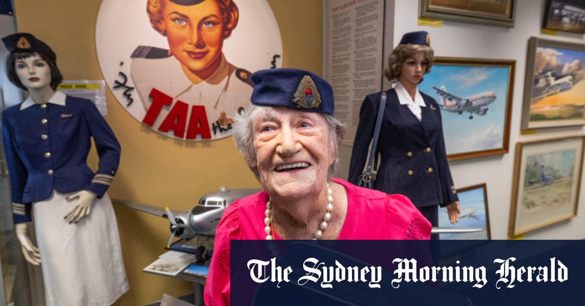 Travel: a 100-year-old former air hostess takes a trip down memory runway at the TAA museum in Airport West - Vimarsana News