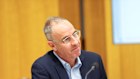 Senator Nick McKim during a Economics Legislation Committee Senate Estimates Hearing at Parliament House in Canberra on October 9, 2025