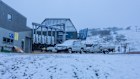 Snow at Perisher on March 27, 2026. 