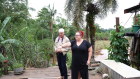 Local MP Bob Katter visits Innisfail, a key banana growing region.