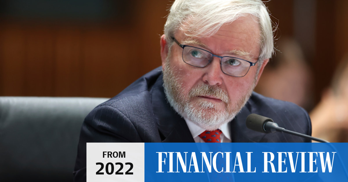 Kevin Rudd appointed as Australia’s new ambassador to Washington, DC
