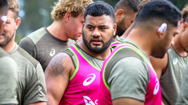 Taniela Tupou is in doubt for Australia’s first Test against England.  