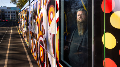 It’s back and it’s “blak”: Lin Onus’ art tram rides again